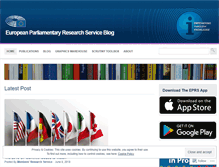 Tablet Screenshot of epthinktank.eu